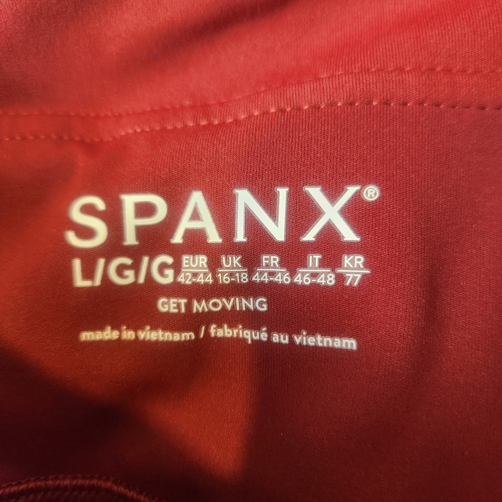 SPANX Red Mini Skirt - Picture 6 of 7